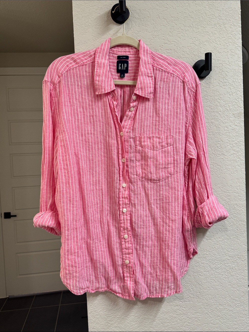 GAP 100% Linen Oversized Button-up